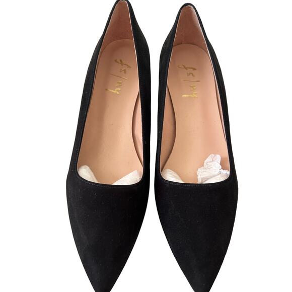 French Sole Clap Wedge Pump – Stylish Suede Wedge for Effortless Elegance - Picture 6 of 10